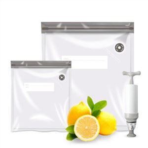 Reusable Vacuum Fresh Silicone Food Storage Bag with Ziplock