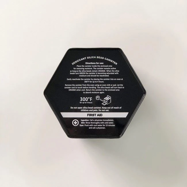 recycle tin box for orange silica gel